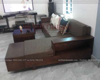 Bộ Bàn Ghế Gỗ Sồi Nga Tại Nhà Anh Võ Đăng Thành Ở Yên Thành Diễn Châu Nghệ An FB 097
